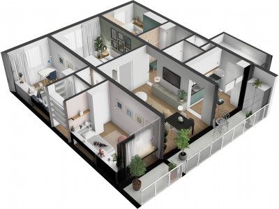 5 izbový byt vo vyhľadávanom bytovom dome s výhľadom do Líčšieho údolia v BA, Karlova Ves - Púpavová ulica
