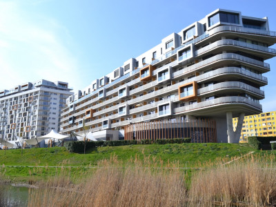 Garážové státie v projekte Petržalka City - Rusovská cesta