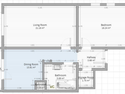 PRENÁJOM 2,5i byt s loggiou, sídlisko JUH, kompl.rekonštrukcia