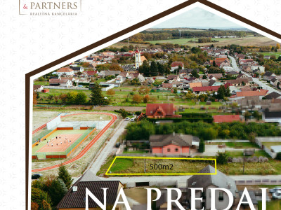 Stavebný pozemok v obci Čáry na Záhorí v tichej ulici