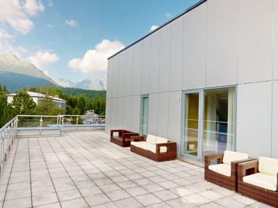 Na predaj 3-izb.apartmán, s veľkou terasou, Štrbské Pleso