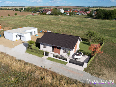 4-izbový tehlový bungalov v obci Golianovo