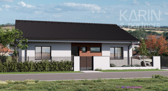 4-izbový tehlový bungalov v obci Golianovo - REZERVOVANÝ