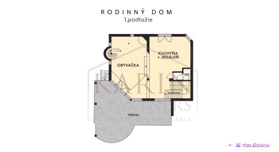 Zrekonštruovaný 3 podlažný rodinný dom na Hradnom kopci