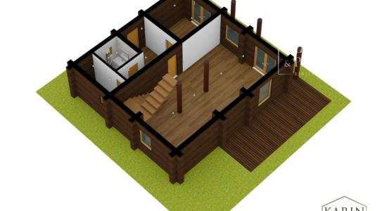 Predaj – Atraktívny zrubový rodinný dom s osobitou atmosférou - Devínska Nová Ves. BA IV- TOP PONUKA !