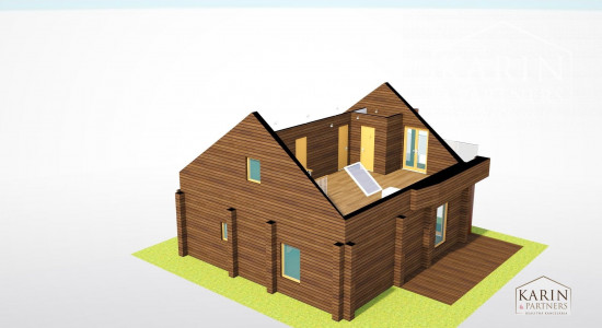 Predaj – Atraktívny zrubový rodinný dom s osobitou atmosférou - Devínska Nová Ves. BA IV- TOP PONUKA !