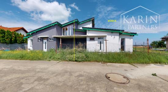 PREDANÝ ! RODINNÝ POL-DOM NA PREDAJ, MOST PRI BRATISLAVE, NOVOSTAVBA