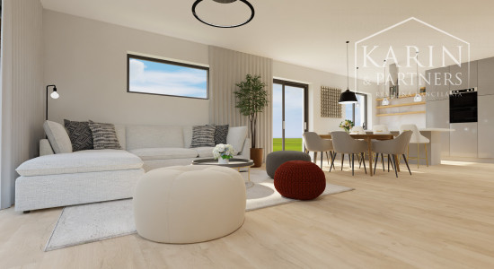 Na predaj novostavba 4 - izbový rodinný dom s dvoj garážou, Holíč.