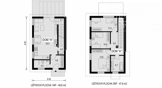 Predaj -  Rodinné domy  v modernom rezidenčnom projekte v obci Láb – okr. Malacky