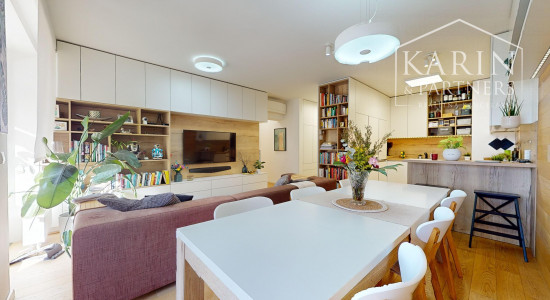 REZERVOVANÝ KOMPLETNE ZARIADENÝ ŠTVORIZBOVÝ BYT S BALKÓNOM V PETRŽALKE - SLNEČNICE