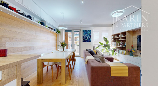 REZERVOVANÝ KOMPLETNE ZARIADENÝ ŠTVORIZBOVÝ BYT S BALKÓNOM V PETRŽALKE - SLNEČNICE