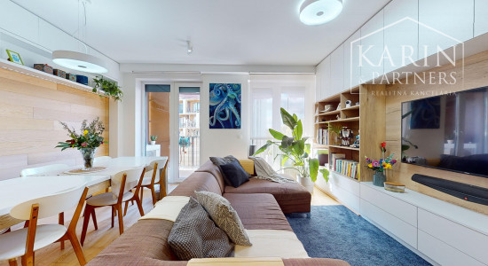 REZERVOVANÝ KOMPLETNE ZARIADENÝ ŠTVORIZBOVÝ BYT S BALKÓNOM V PETRŽALKE - SLNEČNICE