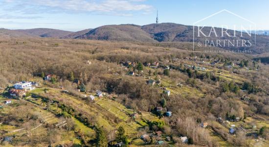 Pozemok s chatkou (1633 m²) v prostredí Bratislavského lesa – Lamač, Zlatá Hora