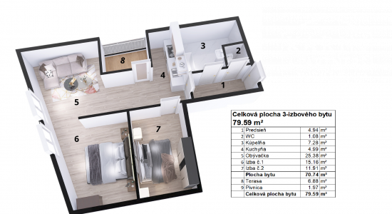 3i byt pod hradom Hainburg | terasa s výhľadom | parking