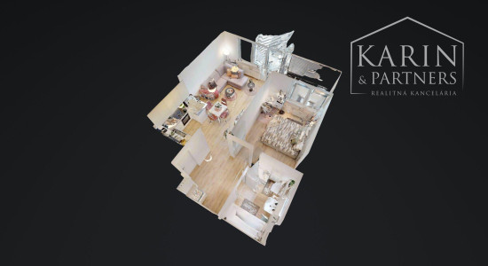 REZERVOVANÉ- Zariadený 2i. byt | loggia | šatník | parking | Malé Krasňany