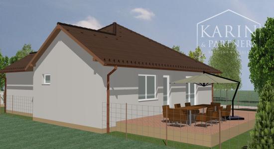 Predaj - Rodinné  domy,  3 a 4 izbové, nízko-energetické novostavby ,,Typ Bungalov“ RAJKA - Maďarsko