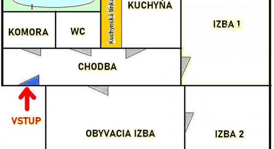 EXKLUZÍVNE: 3-izb.Byt za cenu chatky!Tehlová bytovka,Modrany