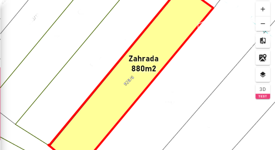 EXKLUZÍVNE len u NÁS! Pozemok vhodný na výstavbu RD Vinodol