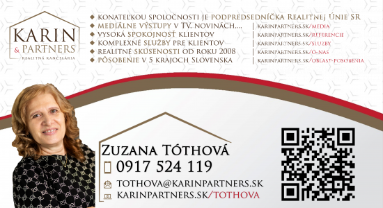 Prenájom 2-izbový byt 61m2  novostavba v centre Holíča - ul. Hviezdoslavova