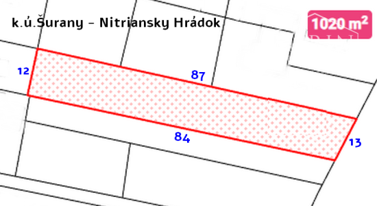EXKLUZÍVNE iba u NÁS ! Stavebný pozemok Nitriansky Hrádok