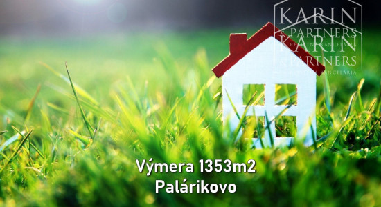 Rezervované: Nová cena: EXKLUZÍVNE iba U Nás: Stavebný pozemok 13,5 á, Palárikovo