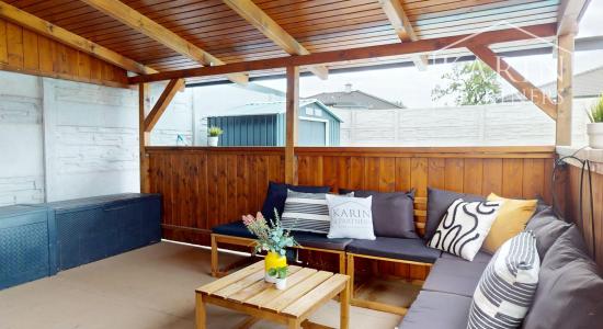 REZERVOVANÉ 4-izbový bungalov s bazénom | altánok | klimatizácia | krb