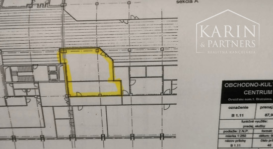 Prenájom -  obchodné priestory 70m2 - Petržalka BA V