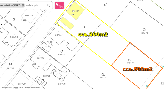 EXKLUZÍVNE len u Nás: Stavebný pozemok 600m2, Trnovec n/Váh.