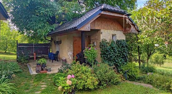 Chalupa pod lesom s ovocným sadom, 4144 m2, Nová Bošáca.