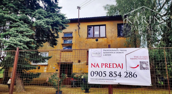 EXKLUZÍVNE: 3-izb.Byt za cenu chatky!Tehlová bytovka,Modrany