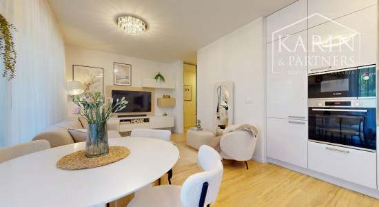 REZERVOVANÉ DIZAJNOVO ZARIADENÝ 2I BYT S BALKÓNOM | SLNEČNICE | ZÓNA MESTO