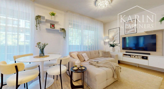 REZERVOVANÉ DIZAJNOVO ZARIADENÝ 2I BYT S BALKÓNOM | SLNEČNICE | ZÓNA MESTO