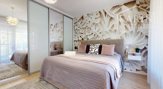 REZERVOVANÉ DIZAJNOVO ZARIADENÝ 2I BYT S BALKÓNOM | SLNEČNICE | ZÓNA MESTO