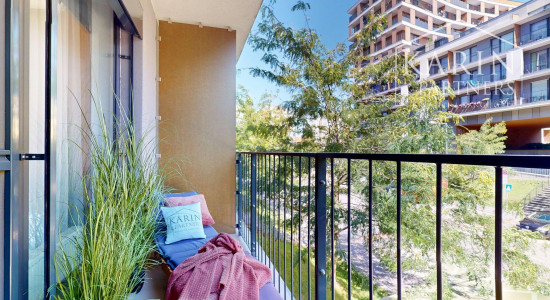 REZERVOVANÉ DIZAJNOVO ZARIADENÝ 2I BYT S BALKÓNOM | SLNEČNICE | ZÓNA MESTO