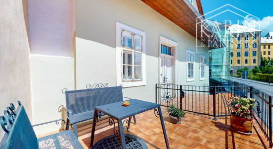 Zabehnutý Mezonet s Terasou a výhľadom na Banskú Štiavnicu