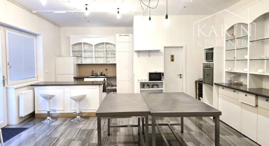 Prenájom – Obchodné priestory - 44 m2  cukrárska výrobňa, pekáreň, salón, služby, kancelárie - Račianska ulica - BA