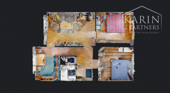 PREDANÉ - Priestranný 3-izbový byt s veľkou pivnicou na predaj v tichej časti Petržalky – Lachova ulica