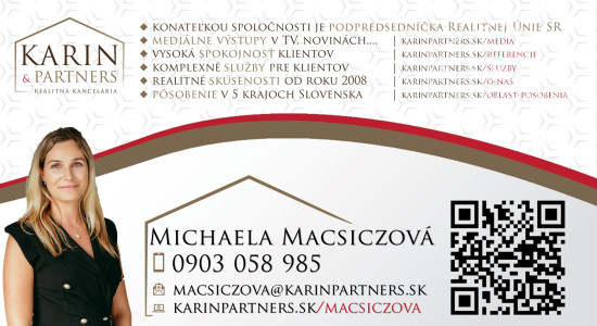 Útulný 2-izbový byt s parkovacím miestom - Chorvátsky Grob