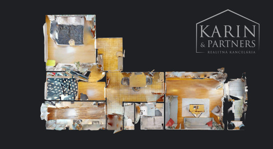 Kompletne zrekonštruovaný zariadený 3IB s loggiou a pivnicou