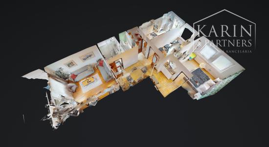 Kompletne zrekonštruovaný zariadený 3IB s loggiou a pivnicou