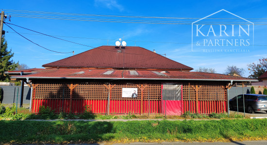 NA PREDAJ-Prevádzková budova+3i byt v centre obce Palárikovo
