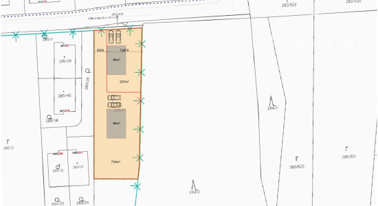 Stavebný pozemok 1 072 m2  -  Hrubá Borša okr. Senec