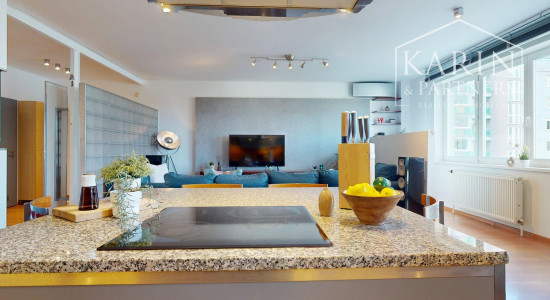 KOMPLETNE ŠTÝLOVO ZARIADENÝ 3I BYT S LODŽIOU A BALKÓNOM