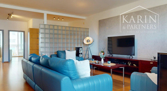 KOMPLETNE ŠTÝLOVO ZARIADENÝ 3I BYT S LODŽIOU A BALKÓNOM