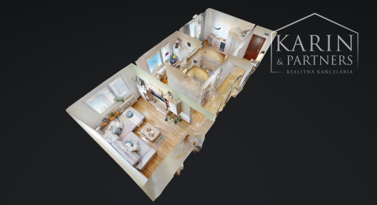 KOMPLETNE ZREKONŠTRUOVANÝ A ZARIADENÝ 2I BYT S PIVNICOU