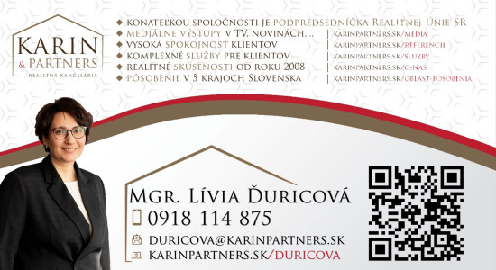 Prenájom Príjemný 3-izbový byt s balkónom a home office priestorom-Nitra Chrenová