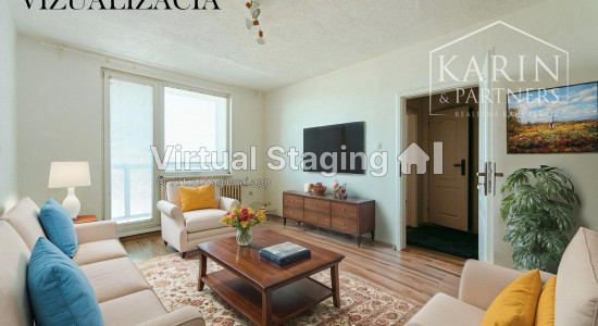 3i byt s dvoma balkónmi v blízkosti centra mesta Senica