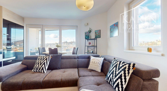 KOMPLETNE VKUSNE A KVALITNE ZARIADENÝ 2I BYT S LODŽIOU A GARÁŽOVÝM STOJISKOM