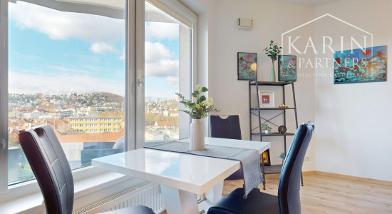 KOMPLETNE VKUSNE A KVALITNE ZARIADENÝ 2I BYT S LODŽIOU A GARÁŽOVÝM STOJISKOM