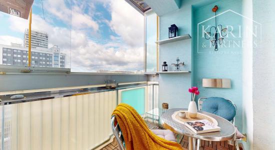 KOMPLETNE ŠTÝLOVO ZARIADENÝ 3I BYT S LODŽIOU A BALKÓNOM